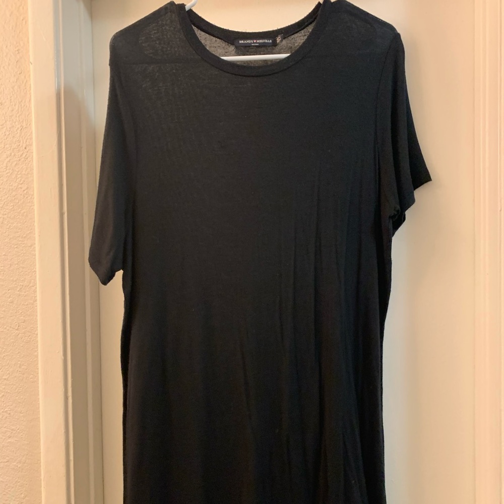 Brandy Melville Tshirt dress- Black
